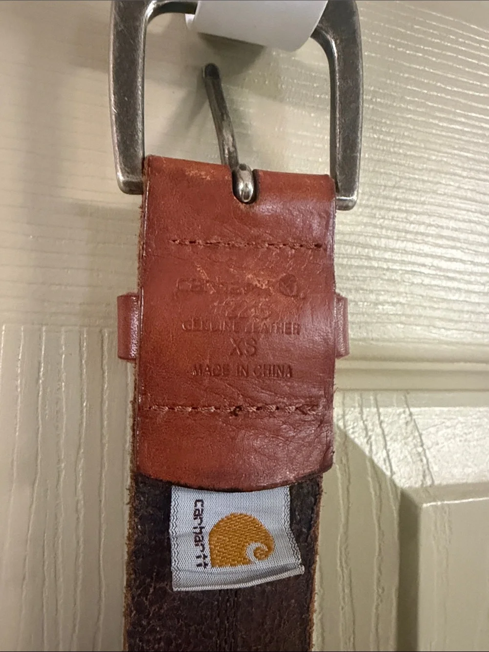 Carhartt riveted tooled